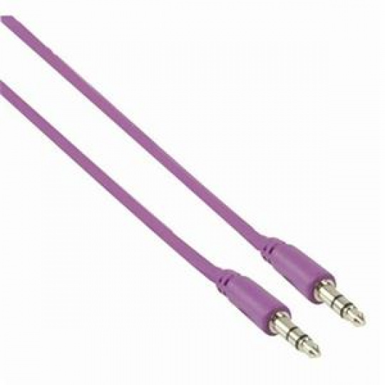 Nedis CAGP22005BK10- Stereofonní Audio Kabel | 3,5mm Zástrčka - 3,5mm Zástrčka | 1 m | Černá