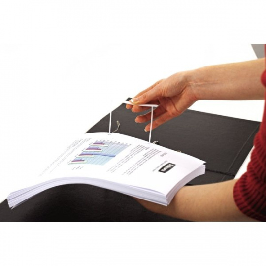 Fellowes Archivační spona, délka 85 mm, (50ks), bílá Fellowes Archivační spona, délka 85 mm, (50ks), bílá