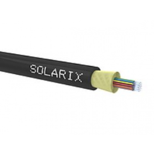 DROP1000 kabel Solarix 24vl 9/125 4,0mm LSOH Eca černý SXKO-DROP-24-OS-LSOH, cena za metr