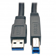 Kabel USB-A / USB-B, USB 3.0, aktivní SuperSpeed Repeater (Samec/Samec), 7.62m
