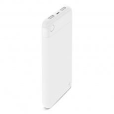 BELKIN BoostCharge Power Bank 10K with Lightning connector, White BELKIN BoostCharge Power Bank 10K with Lightning connector, White