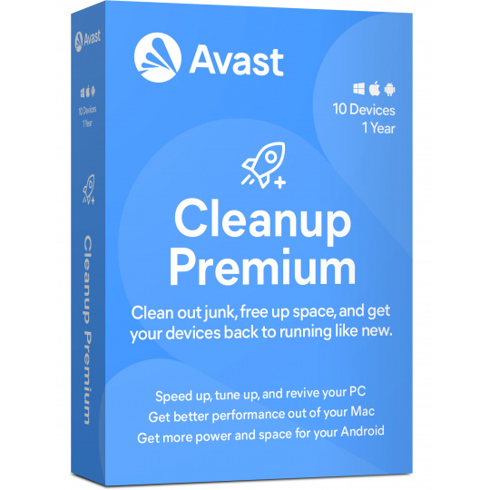 Avast Cleanup Premium up to 10 Device 1Y