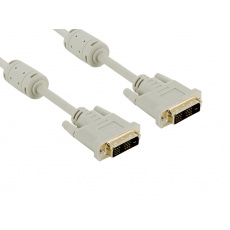 4World Kabel DVI-D 18+1M-18+1M 1.8m Gray
