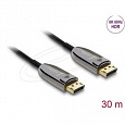 Delock Aktivní optický kabel DisplayPort 2.1 8K 60 Hz 40 Gbps 30 m