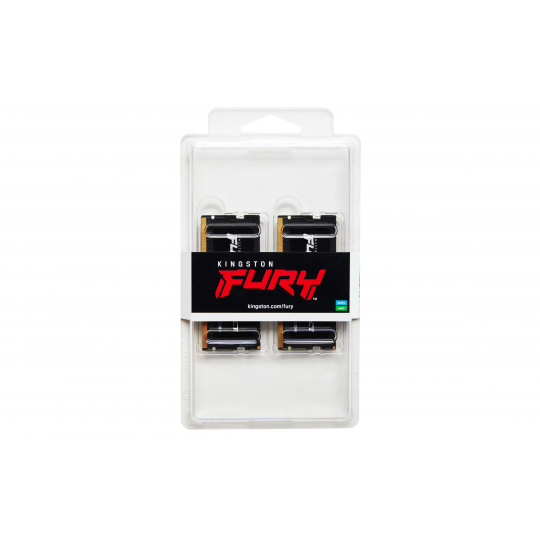 Kingston FURY Impact/SO-DIMM DDR5/32GB/4800MHz/CL38/2x16GB/Black