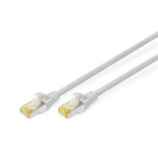 Digitus CAT 6A S-FTP patch cable, Cu, LSZH AWG 26/7, length 4 m, color grey