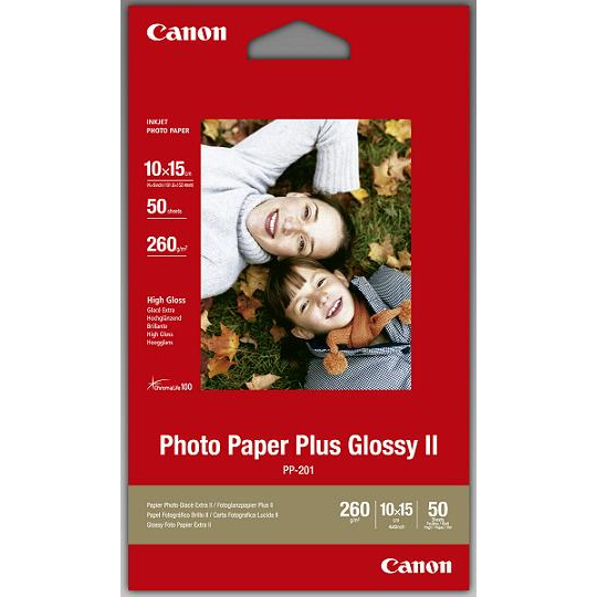 Canon fotopapír PP-201 - 10x15cm (4x6inch) - 265g/m2 - 5 listů - lesklý