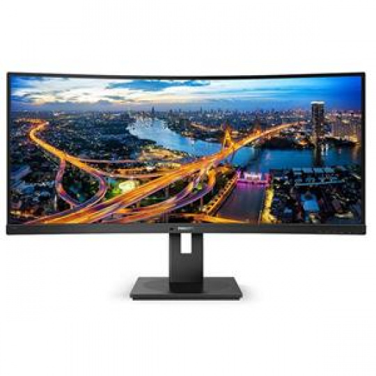 Philips LCD 346B1C 34" zakřivený VA/3440x1440@100Hz/5ms/300cd/HDMI/DP/4xUSB/USB-C dock/RJ45/Repro/HAS/VESA