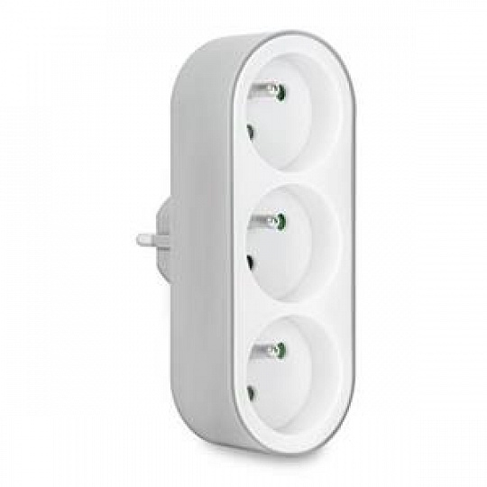 CONNECT IT Rozbočovací adaptér Tripple Split , 3 zásuvky (bíla)