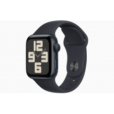 Apple Watch SE/44mm/Midnight/Sport Band/Midnight/-S/M