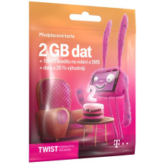 T-Mobile SIM Twist S námi, 2GB T-Mobile SIM Twist S námi, 2GB