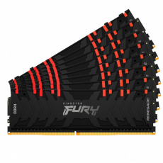 Kingston FURY Renegade/DDR4/256GB/3200MHz/CL16/8x32GB/RGB/Black Kingston FURY Renegade/DDR4/256GB/3200MHz/CL16/8x32GB/RGB/Black