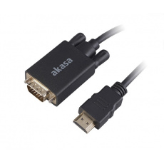 AKASA - adaptér HDMI na D-sub - 2 m