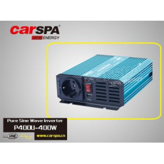Měnič napětí Carspa P400U-122 12V/230V+USB 400W, čistá sinusovka Měnič napětí Carspa P400U-122 12V/230V+USB 400W, čistá sinusovka