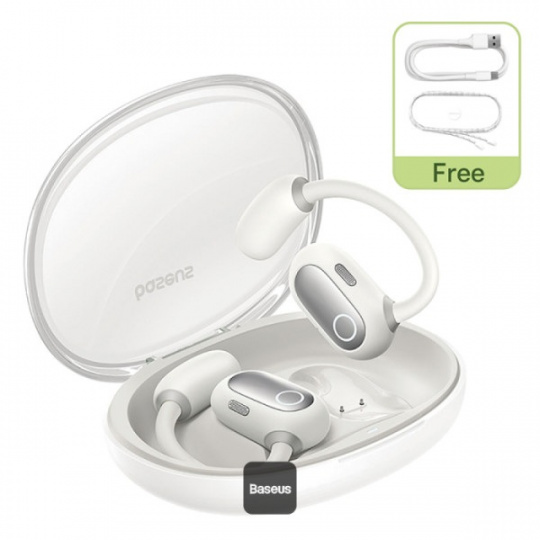 Baseus Eli Sport 1 Open-Ear TWS/BT/Stellar White