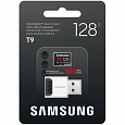 Samsung T9/Micro SDXC/128GB/UHS-I U3 / Class 10/+ Adaptér/Černá + USB Adaptér