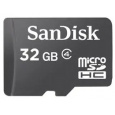 Sandisk/micro SDHC/32GB/Class 4/+ Adaptér/Černá