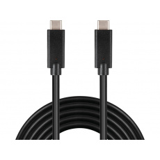 PremiumCord USB-C kabel ( USB 3.1 gen 2, 3A, 10Gbit/s ) černý, 2m