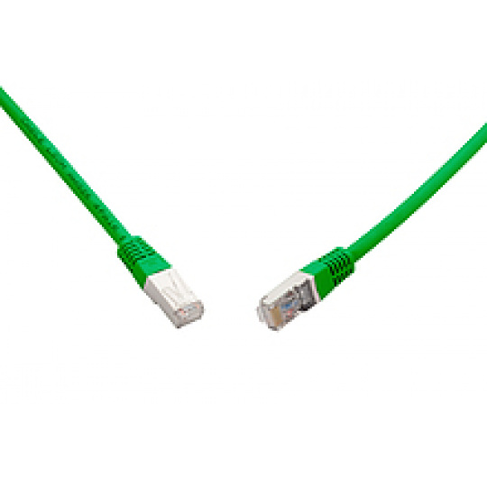 SOLARIX 10G patchkabel CAT6A SFTP LSOH 3m,zelený