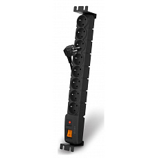 19" napáj.panel ACAR S8/3m 8x220V Black+přep.ochr.10A 19" napáj.panel ACAR S8/3m 8x220V Black+přep.ochr.10A
