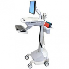 ERGOTRON StyleView® EMR Cart with LCD Arm, SLA Powered, pojízdný stojan, NTB/LCD, Klávesnice, myš, s napájením ERGOTRON StyleView® EMR Cart with LCD Arm, SLA Powered, pojízdný stojan, NTB/LCD, Klávesnice, myš, s napájením