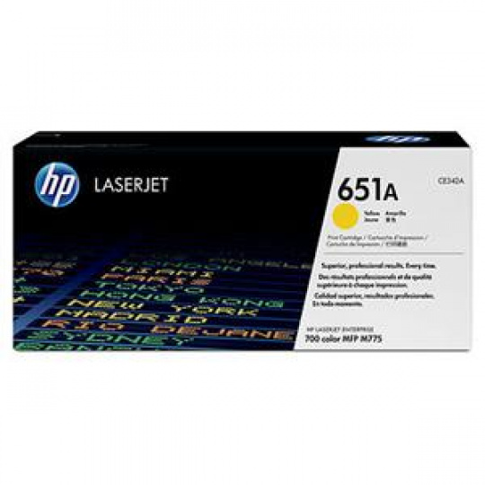 HP toner 651A/Yellow/16 000 stran