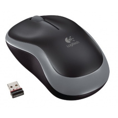 myš Logitech Wireless Mouse M185, nano USB, šedá