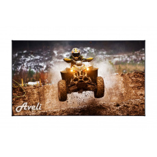 Plátno AVELI PREMIUM,pevný rám,black,221x124(16:9)