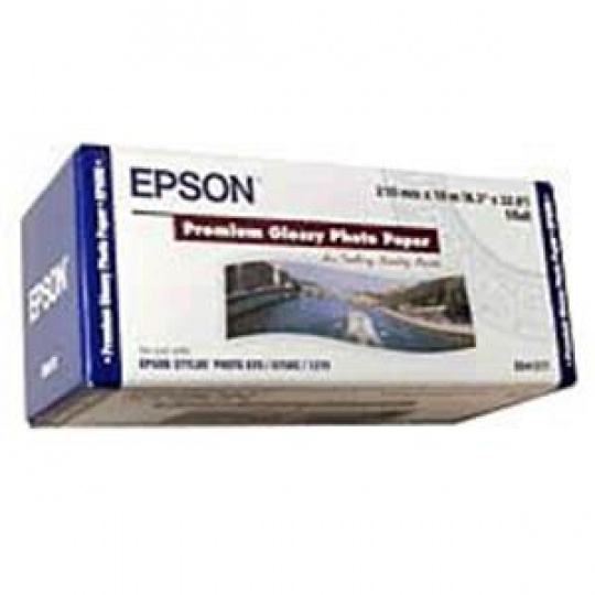 EPSON Premium Glossy Photo Paper Roll, 210 mm x 10 m, 255 g/m2