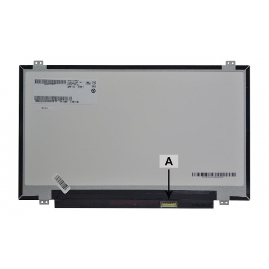 2-Power náhradní LCD panel pro notebook 14.0 HD+  1600x900 LED matný 30pin