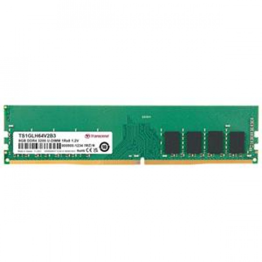 Transcend paměť 8GB DDR4 3200 U-DIMM 1Rx8 (1Gx8)x8 CL22 1.2V
