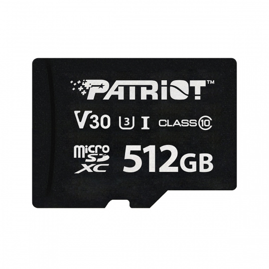 Patriot VX V30 U3/Micro SDXC/512GB/UHS-I U3 / Class 10