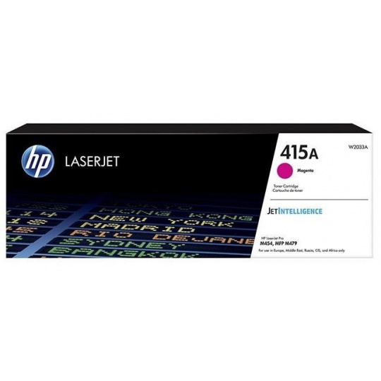 HP 415A Magenta LaserJet Toner Cartridge, W2033A