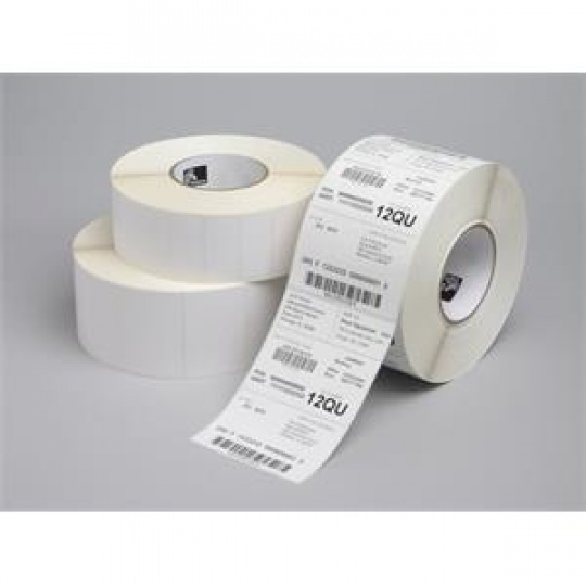 Label. Polyester, 76x25mm; Thermal Transfer, Z-Ultimate 3000T White, Permanent Adhesive, 25mm Core