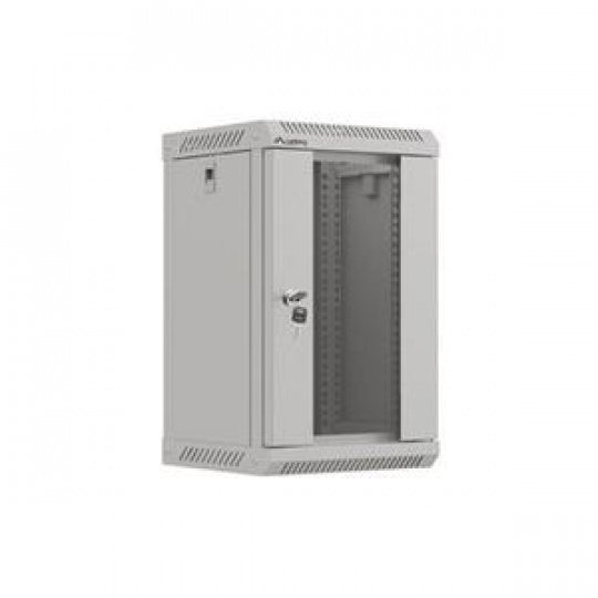 LANBERG RACKOVÁ SKŘÍŇ 10" PRO MONTÁŽ NA STĚNU 9U/300X300 (PLOCHÉ BALENÍ) S PROSKLENÝMI DVEŘMI ŠEDÁ