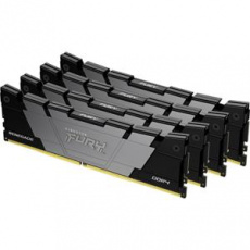 KINGSTON 64GB 3600MT/s DDR4 CL16 DIMM (Kit of 4) 1Gx8 FURY Renegade Black KINGSTON 64GB 3600MT/s DDR4 CL16 DIMM (Kit of 4) 1Gx8 FURY Renegade Black