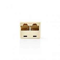 Nedis CTGB90991IY - Telecom Network Splitter | RJ45 Zásuvka | 2x RJ45 Female | Poniklované | Slonová Kost | PVC | Box Nedis CTGB90991IY - Telecom Network Splitter | RJ45 Zásuvka | 2x RJ45 Female | Poniklované | Slonová Kost | PVC | Box