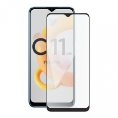 Screenshield REALME C11 (2021) (full COVER black) Tempered Glass Protection Screenshield REALME C11 (2021) (full COVER black) Tempered Glass Protection