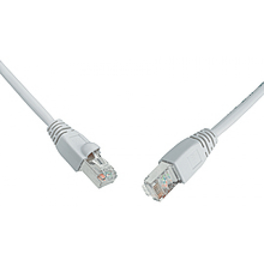 SOLARIX patch kabel CAT5E SFTP PVC 15m šedý snag proof