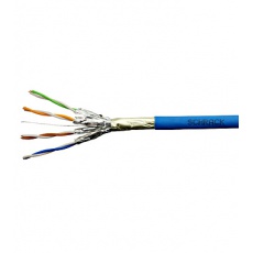 Kabel F/FTP Cat.6a 500 MHz 4x2xAWG23, LS0H modrý, Dca, 500m Kabel F/FTP Cat.6a 500 MHz 4x2xAWG23, LS0H modrý, Dca, 500m