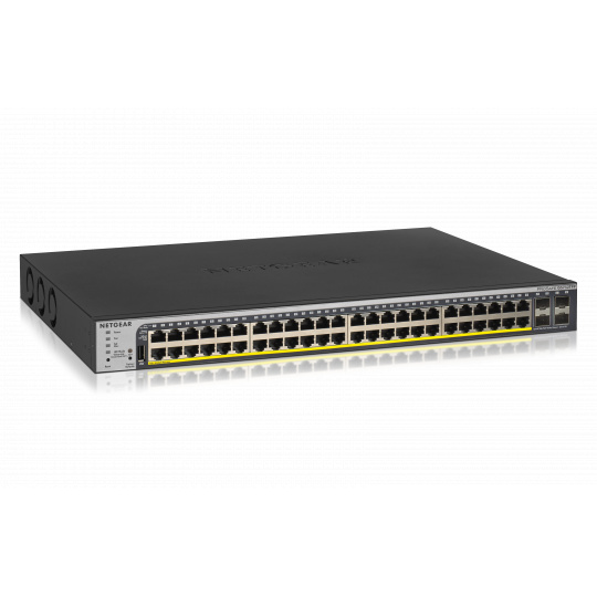 NETGEAR 48-Port Gigabit PoE+ (760W)  SmartManaged Pro Switch with 4 SFP Ports