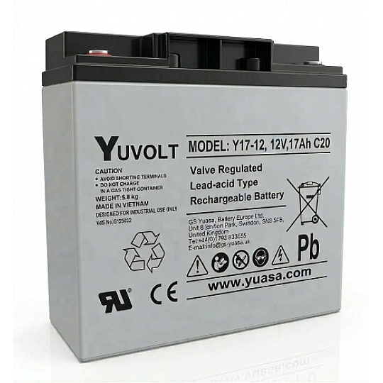 Yuasa YUVOLT Y17-12FR M5 VdS (12V; 17Ah)