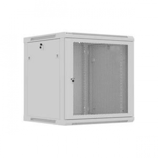 LANBERG NÁSTĚNNÁ INSTALAČNÍ SKŘÍŇ 19" 12U 600X600 ŠEDÉ PERFOROVANÉ DVEŘE (PLOCHÉ BALENÍ)