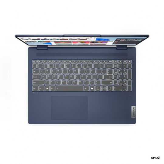 Lenovo IdeaPad 5 2-in-1 16AHP9   Ryzen 7 8845HS/AI/16GB/SSD 1TB/16"/2K/OLED/400nitů/60Hz/touch/Pero/FPR/WIN11 Home/modrá