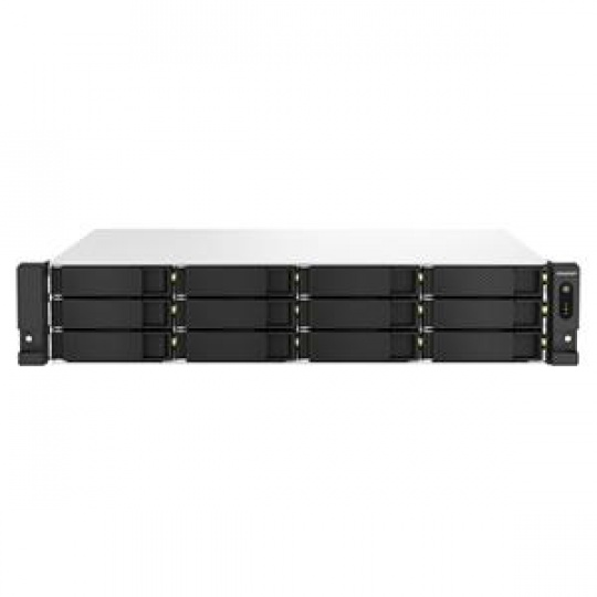 QNAP TS-1264U-RP-8G (4core 2,9GHz, 8GB RAM, 12x SATA, 2x 2,5GbE, 1x PCIe, 1x HDMI, 4x USB, 2x zdroj)