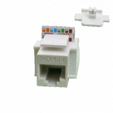 DATACOM Keystone UTP Cat5e samozářezový bílý DATACOM Keystone UTP Cat5e samozářezový bílý
