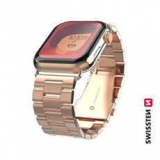 SWISSTEN REMÍNEK PRO APPLE WATCH KOVOVÝ 38-40 mm RUŽOVO ZLATÝ SWISSTEN REMÍNEK PRO APPLE WATCH KOVOVÝ 38-40 mm RUŽOVO ZLATÝ
