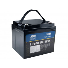 A2D2 baterie LiFePO4 12,8V 50Ah M6 (Gotion cells) A2D2 baterie LiFePO4 12,8V 50Ah M6 (Gotion cells)