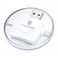 VIKING ČTEČKA PAMĚŤOVÝCH KARET V4 USB3.0 4V1 bílá