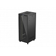 19" VOLNĚ STOJÍCÍ RACKOVÁ SKŘÍŇ 42U/800X1000 (FLAT PACK) S PROSKLENÝMI DVEŘMI LCD ČERNÁ LANBERG V2